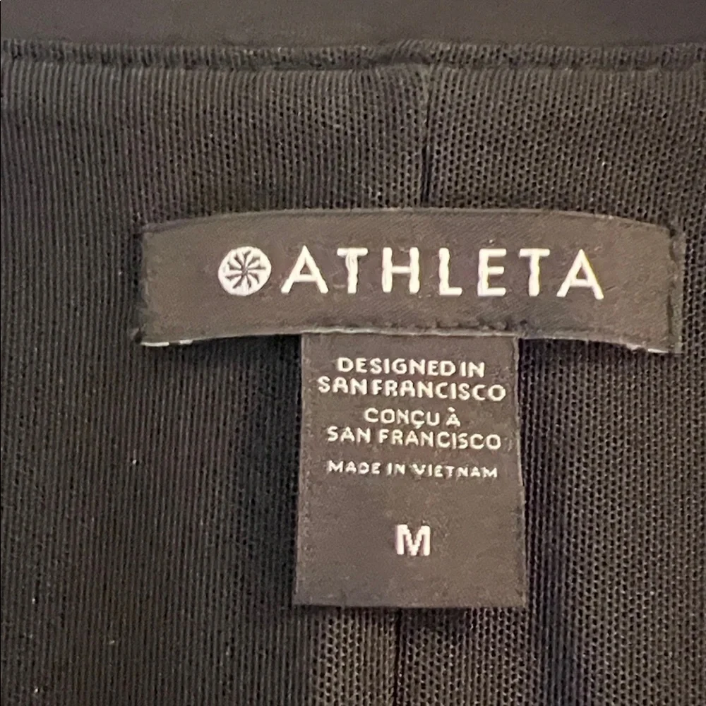 Athleta DELANCEY Elegant Black Long Sleeve Dress - Picture 2 of 7